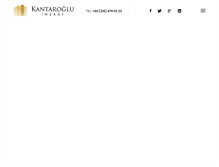 Tablet Screenshot of kantarogluinsaat.com